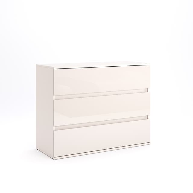 Комод Lily 3дв 110 см MiroMark Кремовий