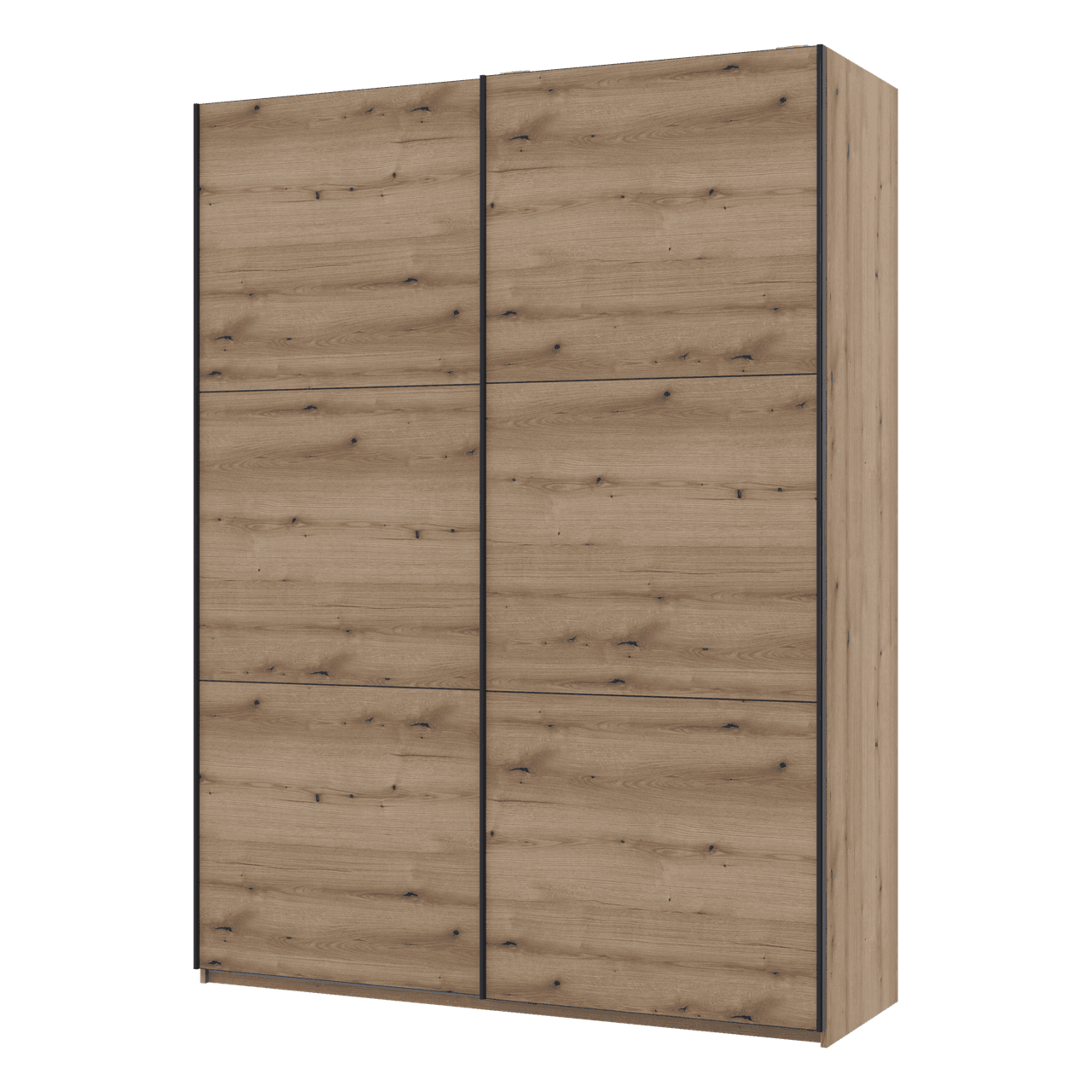 Шафа купе Doros G-Caiser Дуб Евок 2 ДСП / 3 частини 180х60х240 (80737748)