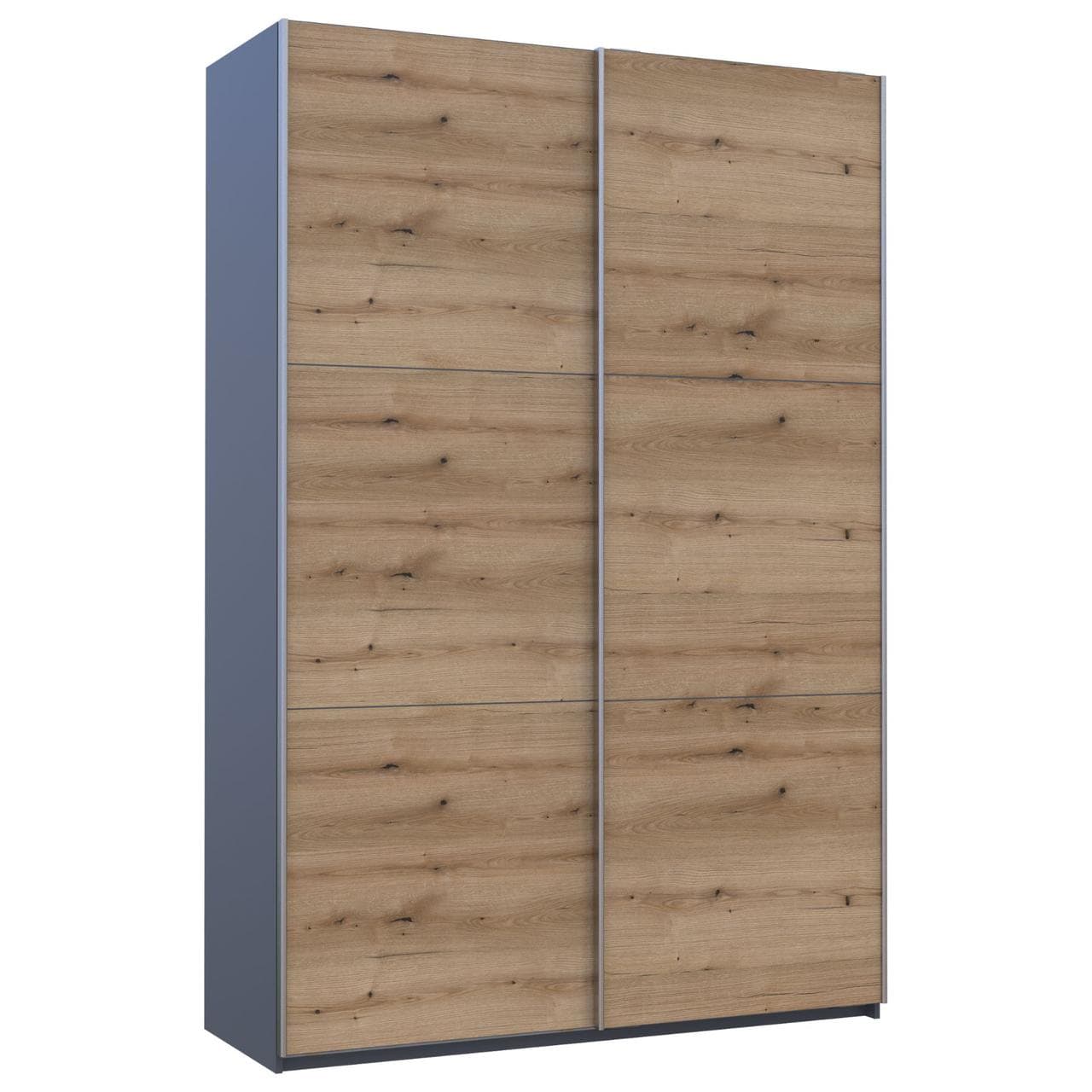 Шафа купе Doros G-Caiser Графіт Дуб Евок 2 ДСП 160х60х240 (42005074)