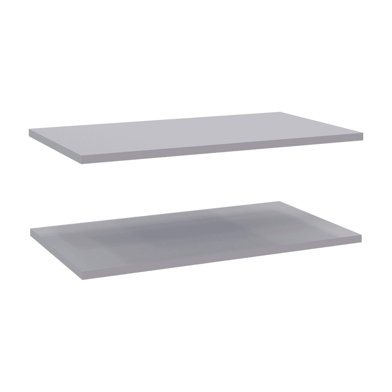 Полиці до тумби (2 шт) Doros Кассель Сірий 61.5х34.5х1.6 (41516228)