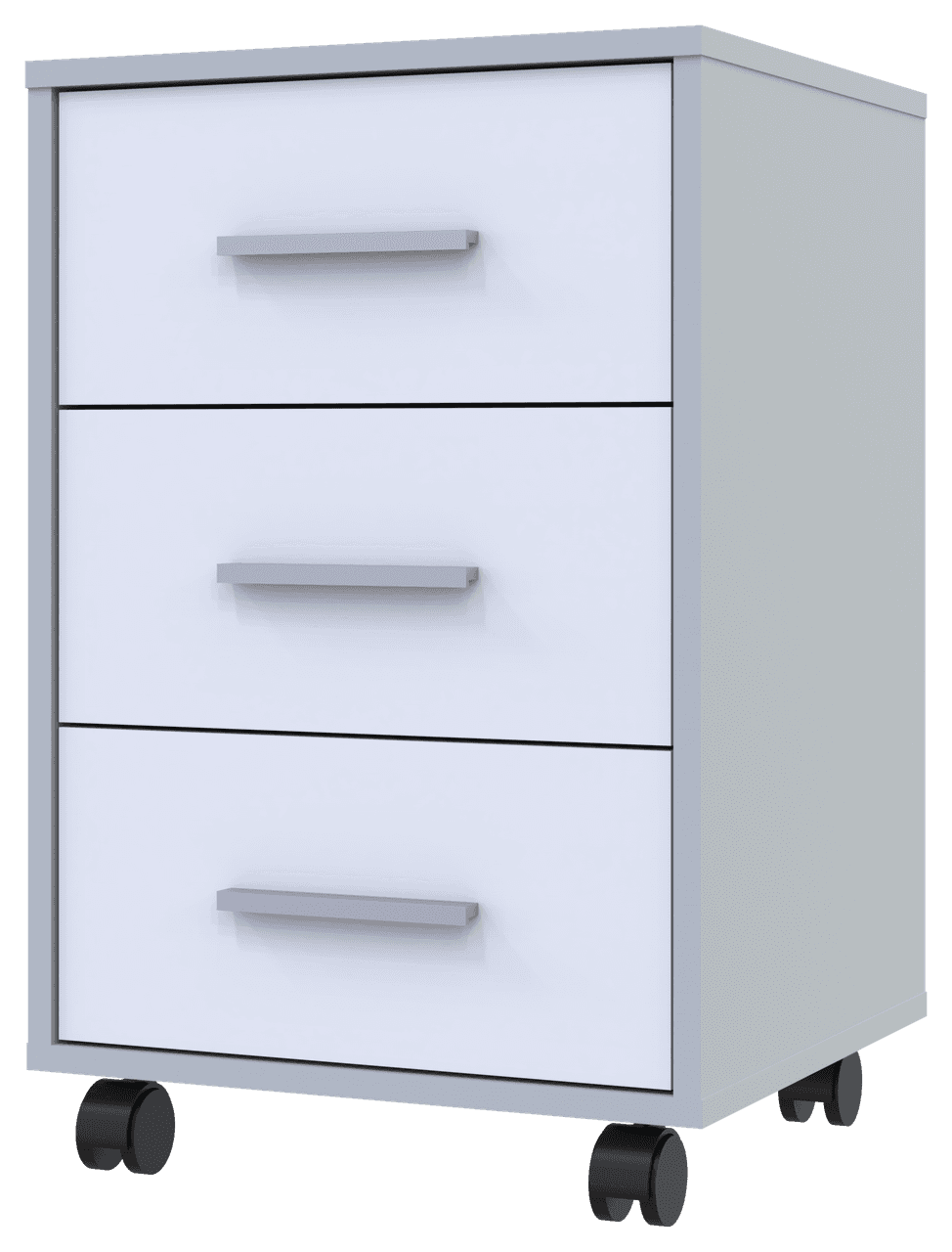 Тумба Doros Т3 Сірий/Білий 43х42х66.4 (41902061)