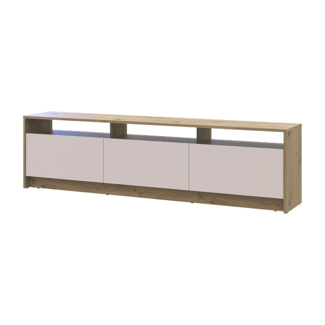 Тумба ТВ Doros U3 Дуб Артізан/Кашемір ДСП 180х33х43 (41516203)