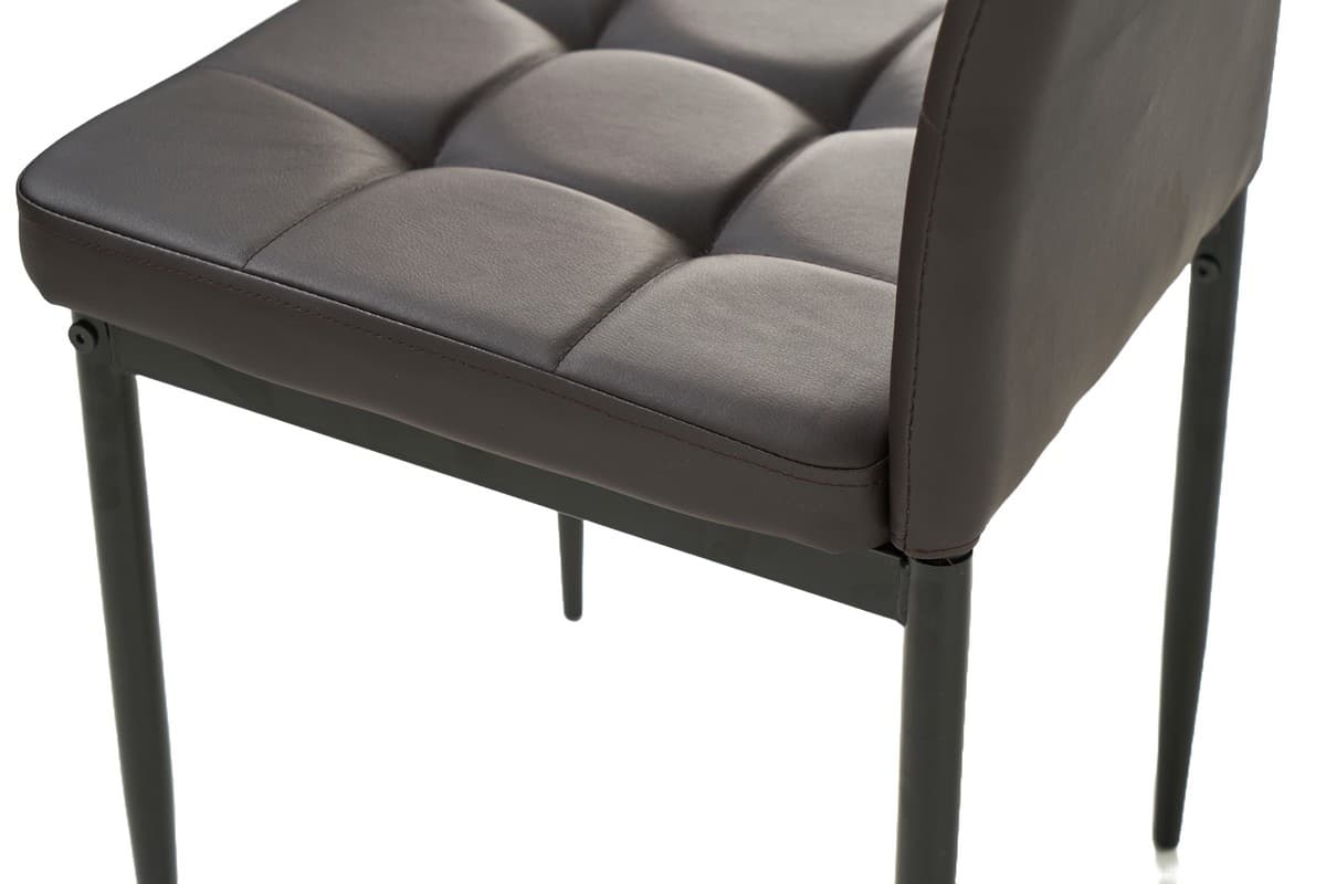 Стілець N-66-2 коричневий + чорний 9