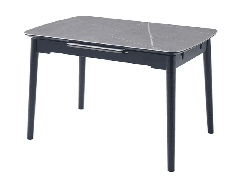 Керамічний стіл  TM-76 петра грей + чорний 8