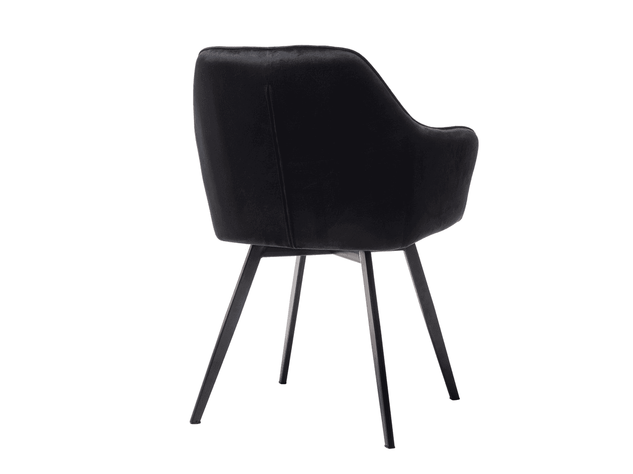 Стілець поворотний R-63 чорний + чорний 3