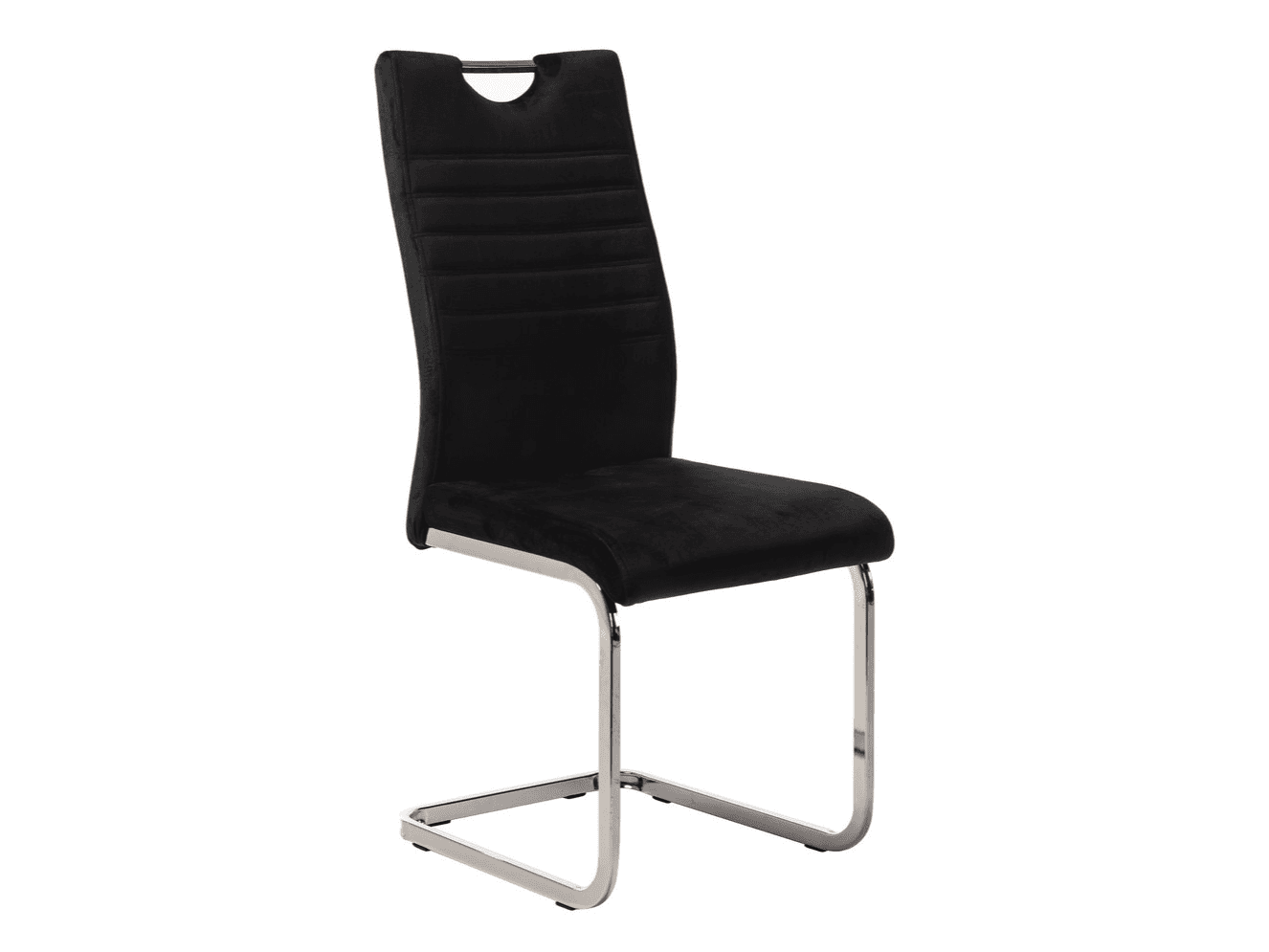 Стілець S-120 чорний велюр