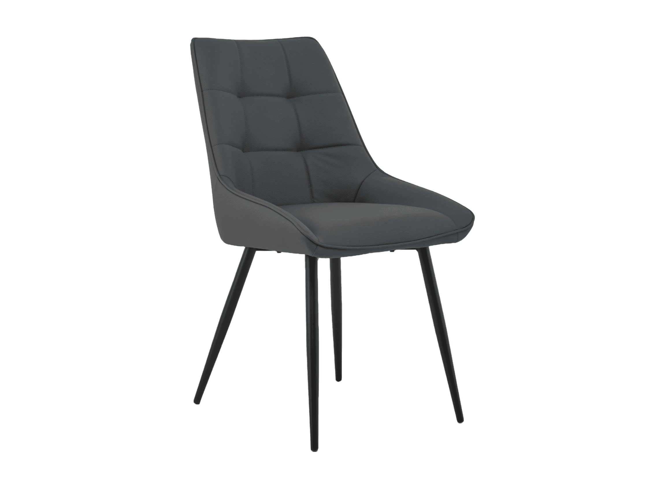 Стілець M-75 сірий + чорний