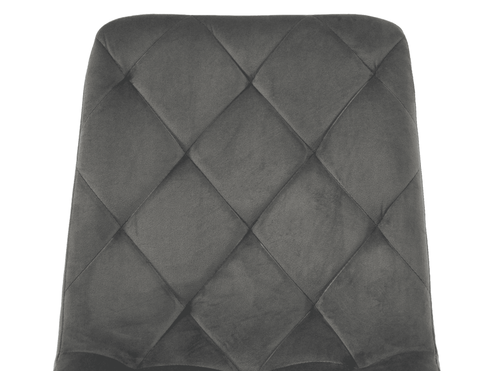 Стілець N-41 темно-сірий велюр + чорний 5