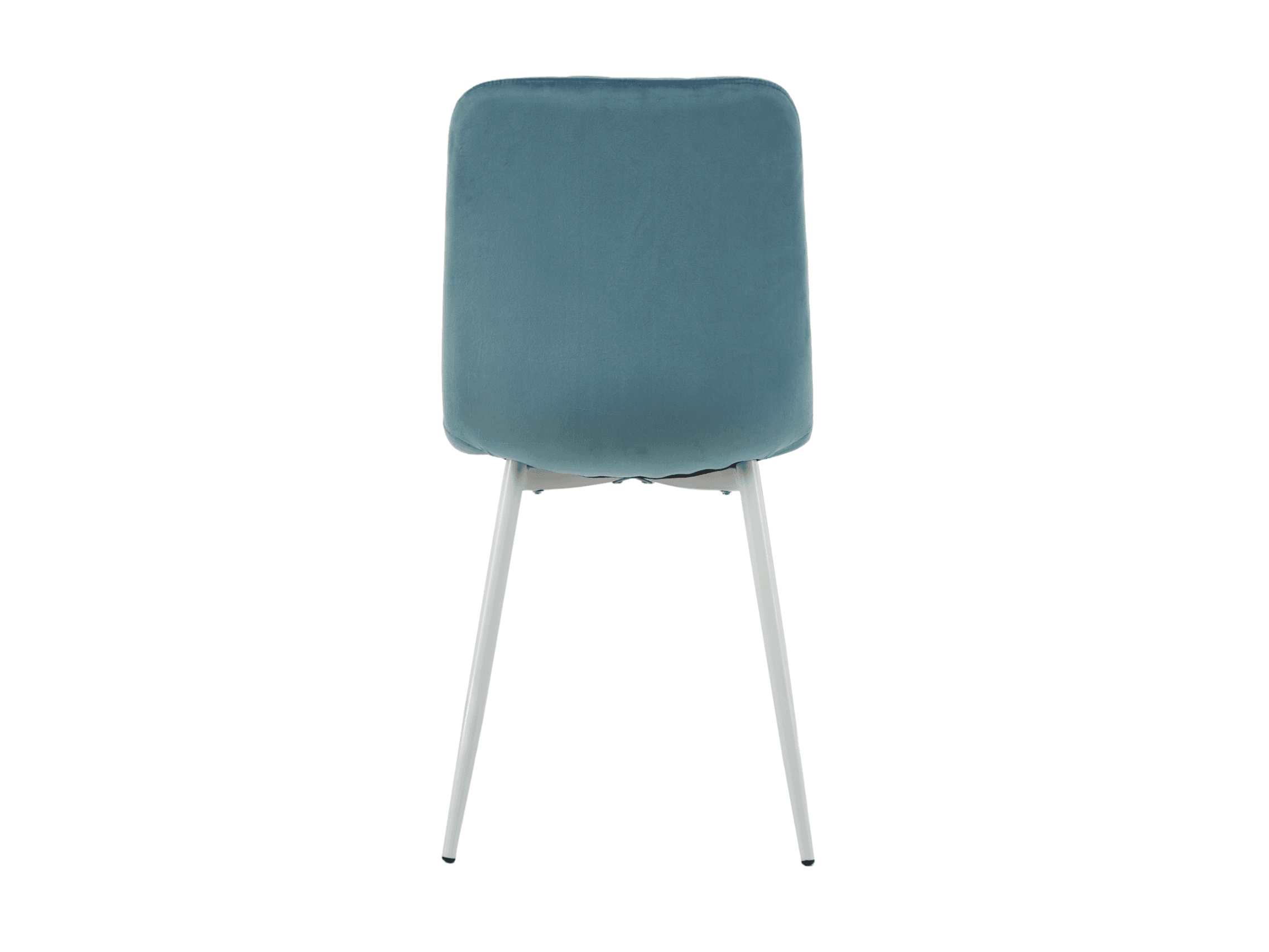 Стілець N-41 блакитний топаз велюр + білий 4