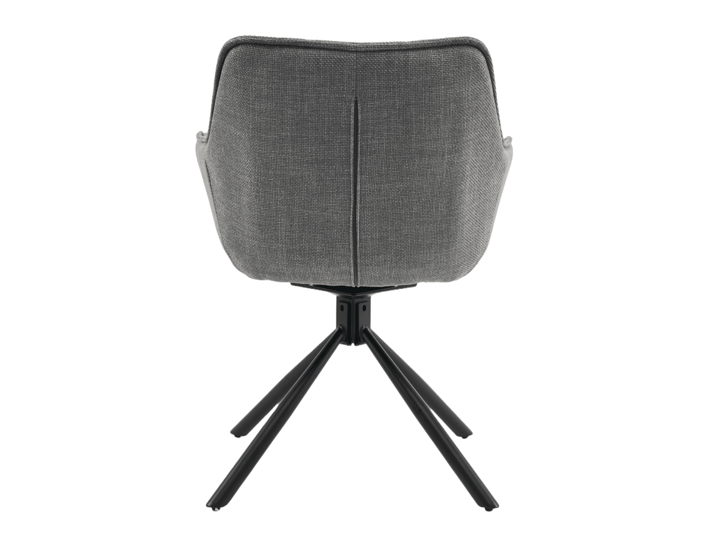 Стілець поворотний R-69 сірий + чорний 4