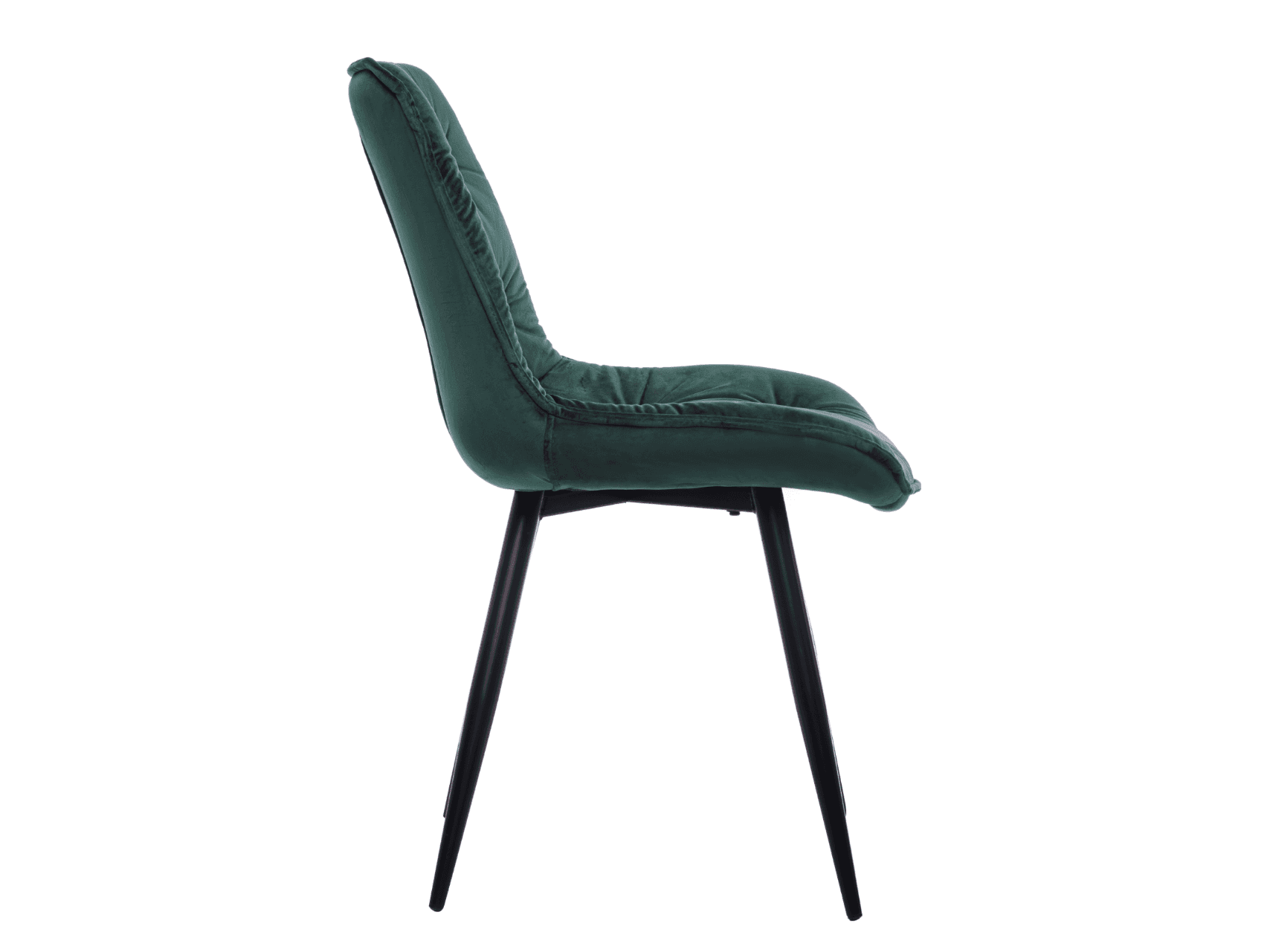 Стілець M-48 смарагдовий велюр + чорний 2