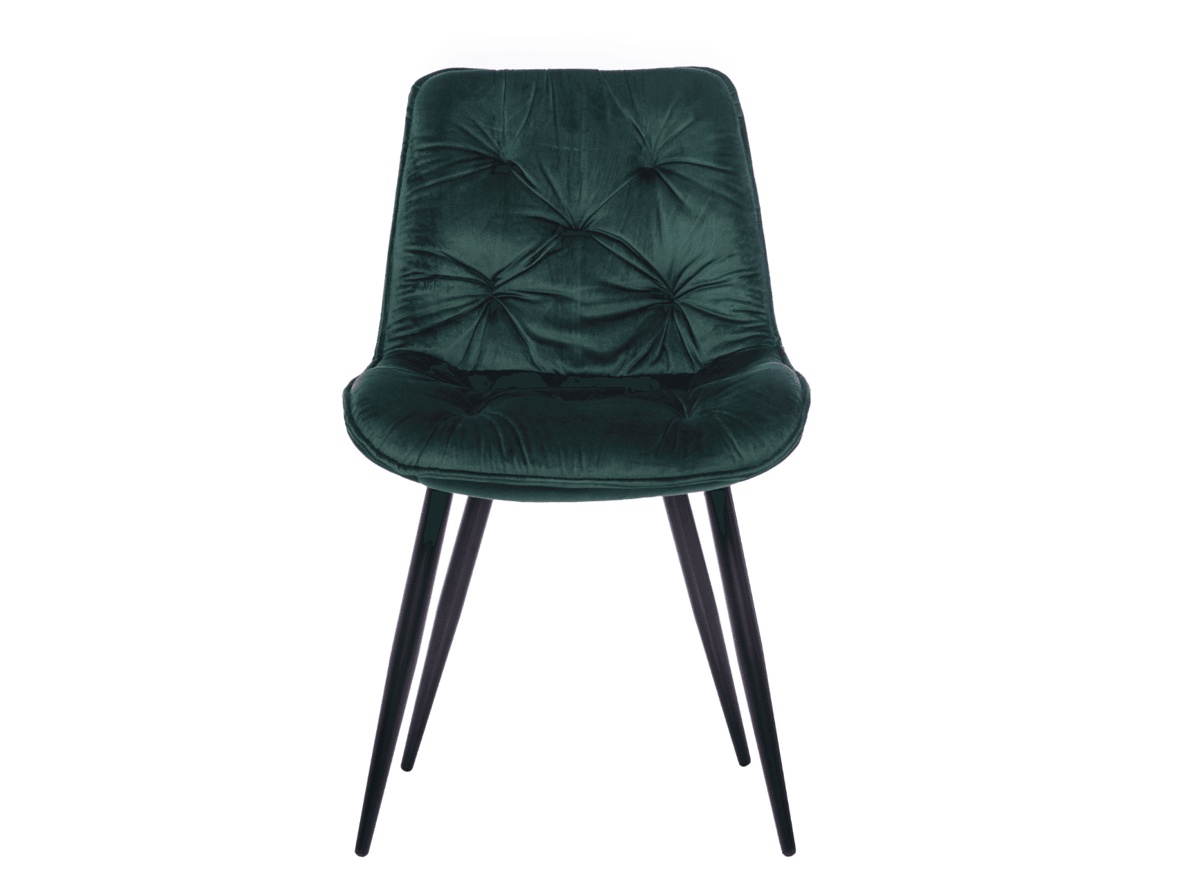 Стілець M-48 смарагдовий велюр + чорний 5