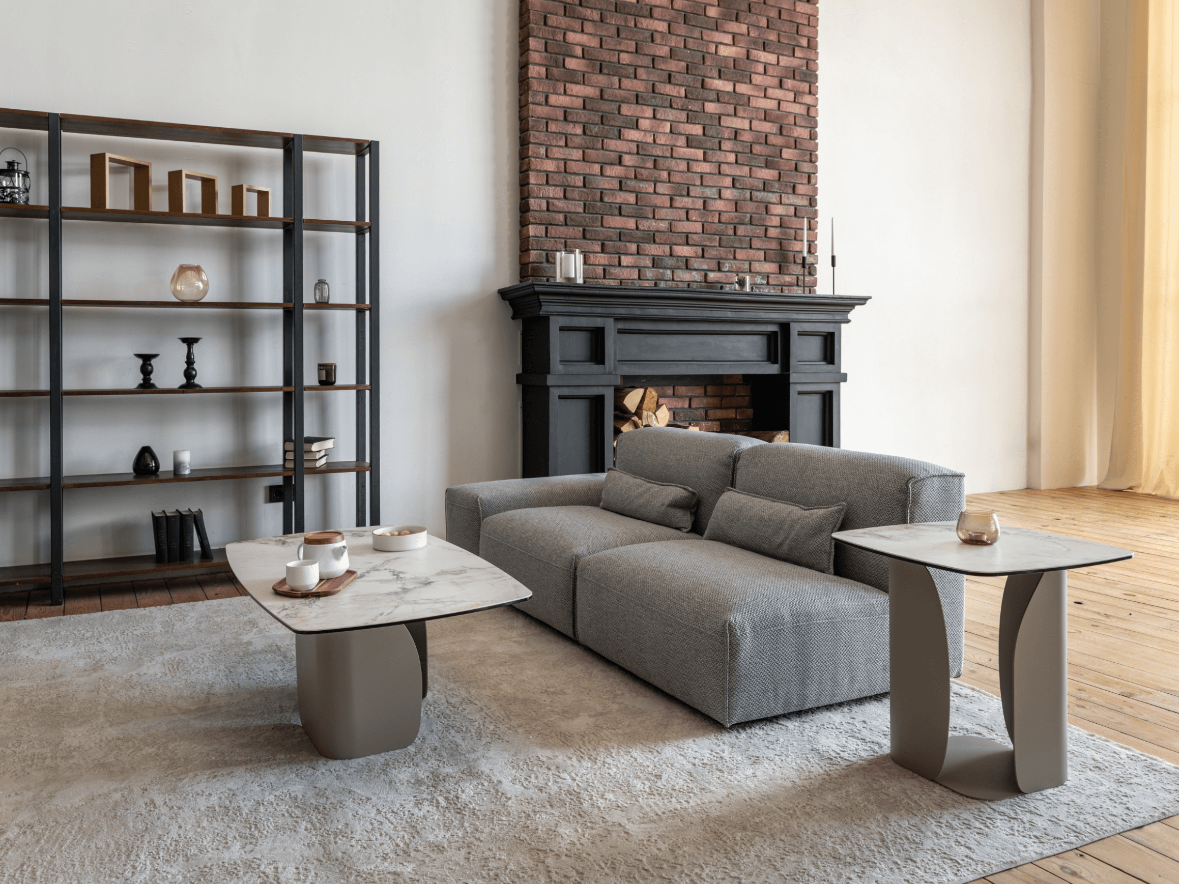 Кавовий стіл "Крістіано" аврора голд + бежевий 6