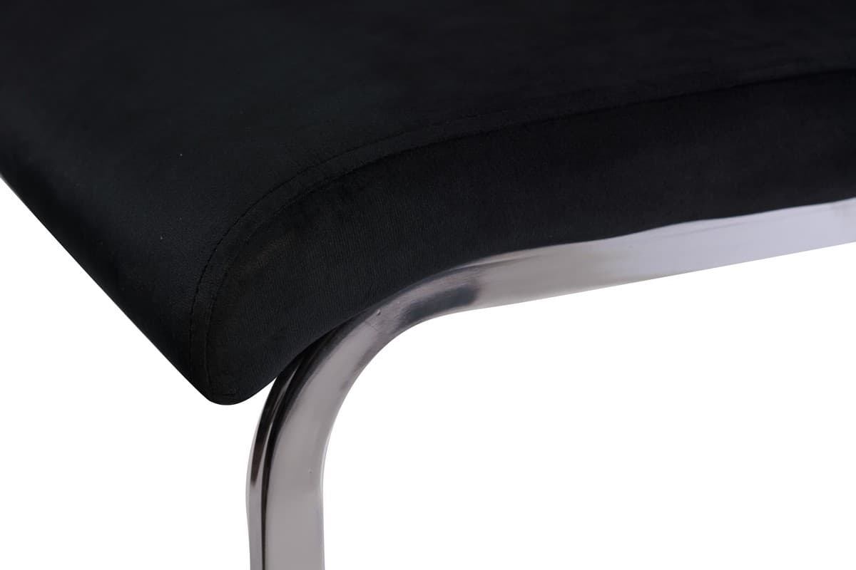 Стілець S-118 чорний велюр 9
