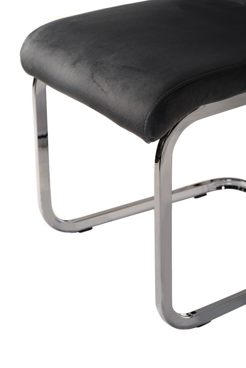 Стілець S-118 сірий велюр 10