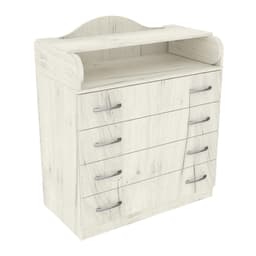 Комод пеленальний №1, Дуб Крафт Білий, 864/465/1020