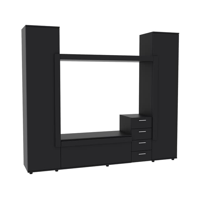 Стінка у вітальню під ТВ Ехо-2, Антрацит, 2160х420х1850