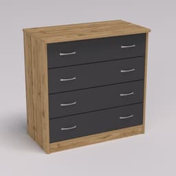 Комод Діана №1, Дуб Аппалачі/Антрацит, 800/440/800