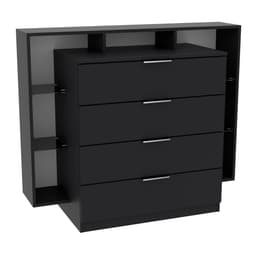 Комод Крістал, Антрацит, 1200/450/1000