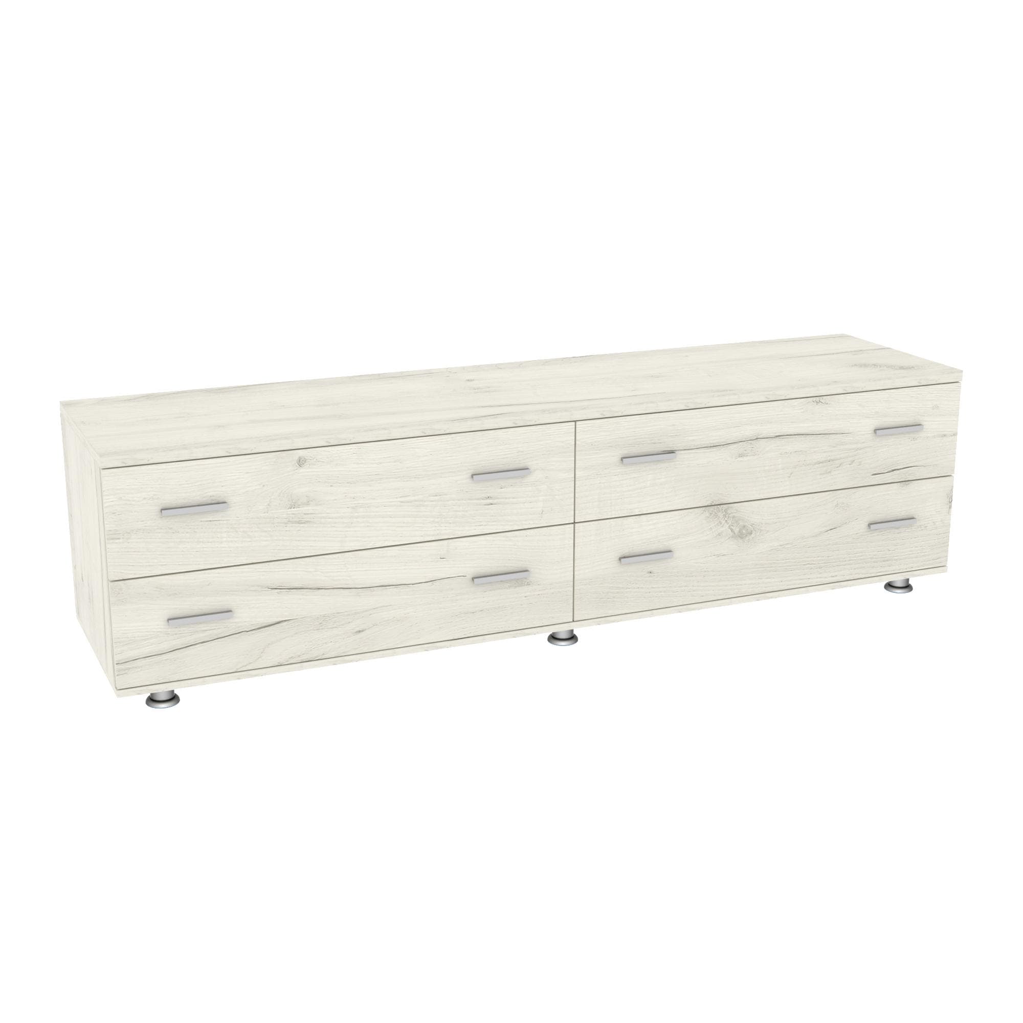 Тумба TV №1, Дуб Крафт Білий, 2000/500/556