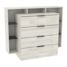 Комод Крістал, Дуб Шамоні Світлий, 1200/450/1000