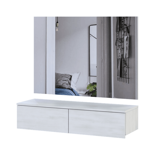 Комплект меблів Doros Левія + дзеркало Біле дерево 100х32х100 (42005240)