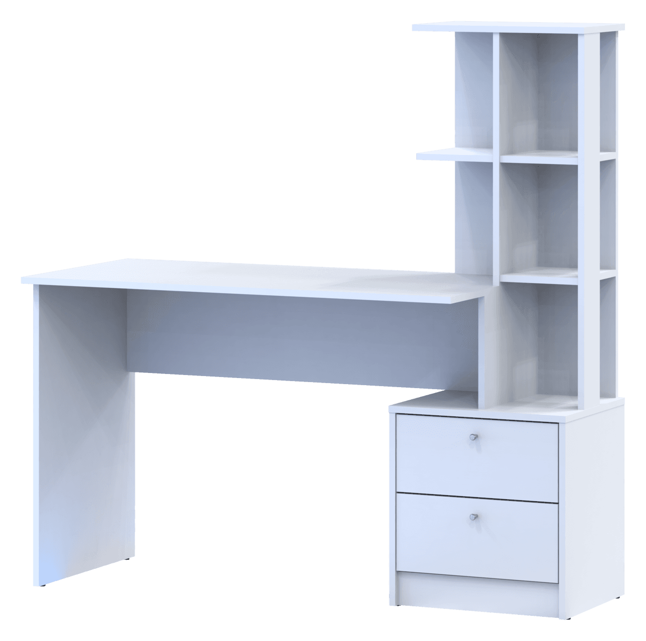 Офісний стіл Doros Т7 Білий 136х55х138 (81373482)