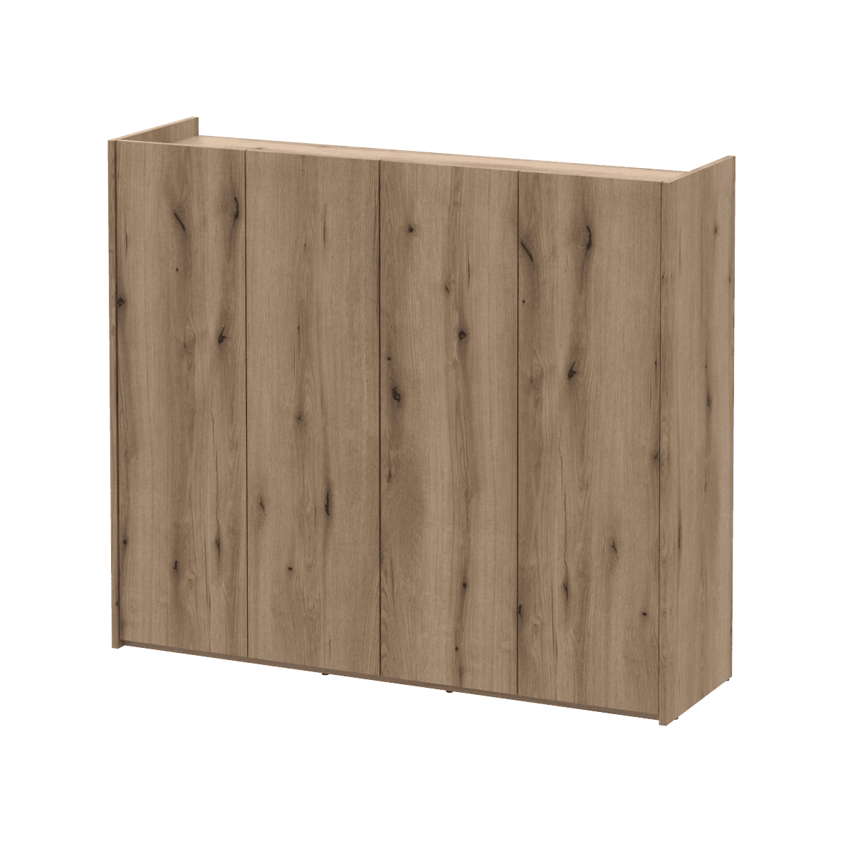 Тумба для взуття Doros Кассель Дуб Евок 4 ДСП 128х40х110 (41516214)