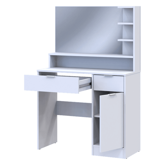 Туалетний столик Doros Естель Білий ДСП 90х38х135 (41516035)