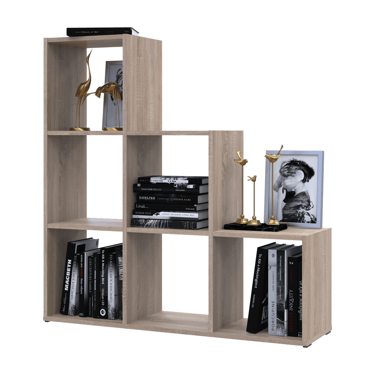 Стелаж Doros Степ 3х3 Дуб сонома відкритий 102.6х28.8х106.1 (41516160)