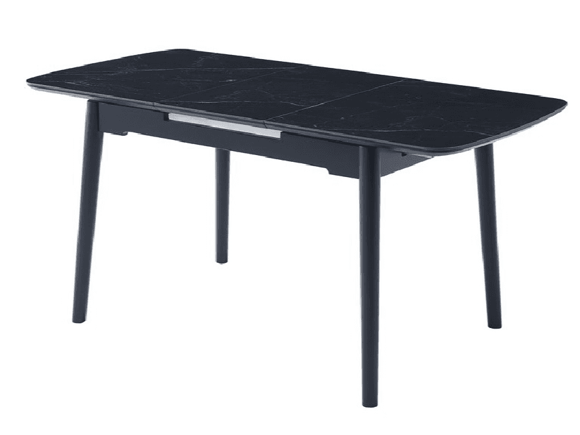 Керамічний стіл TM-76 чорний онікс + чорний 5