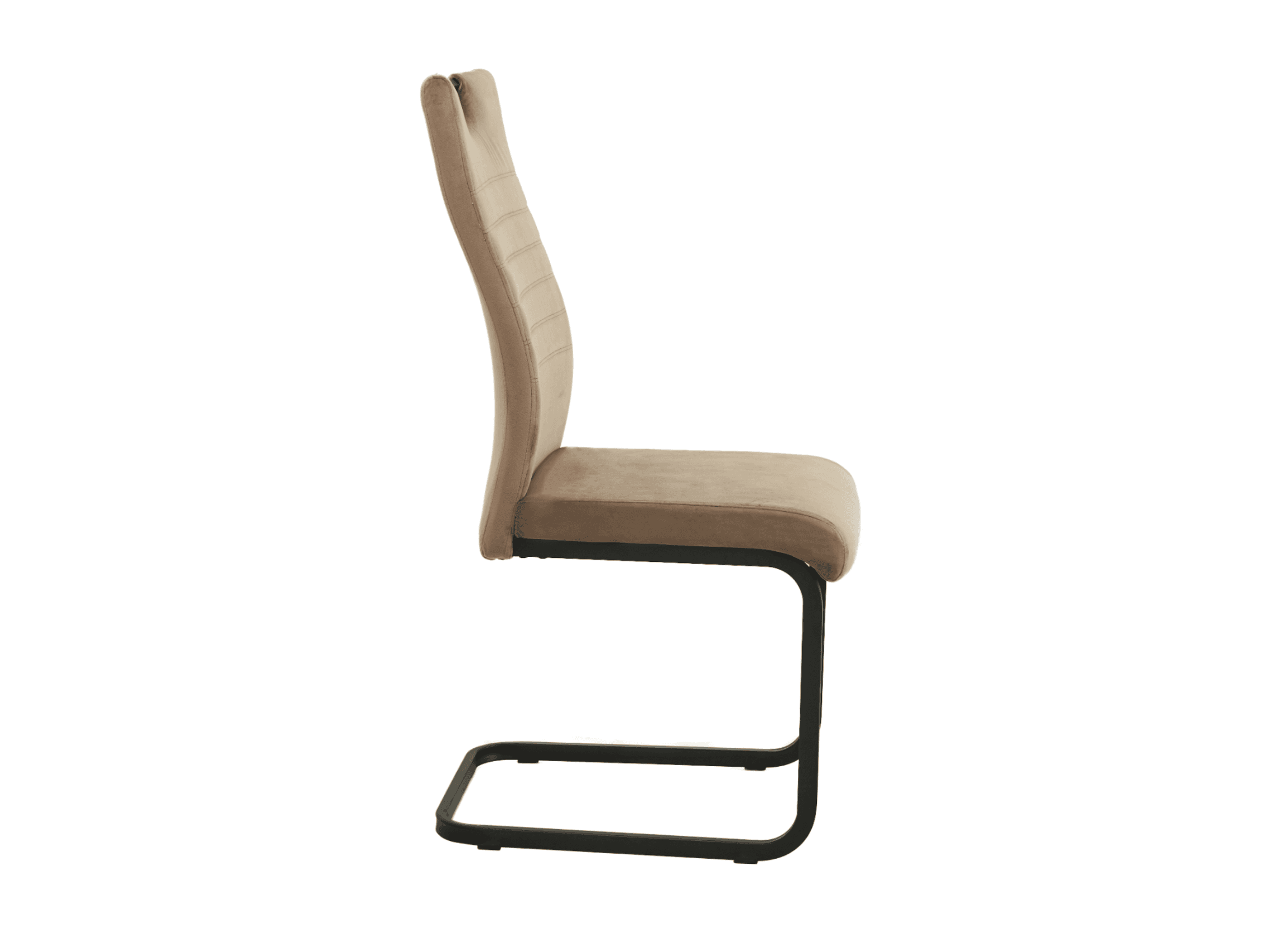 Стілець S-121 капучино велюр + чорний 2