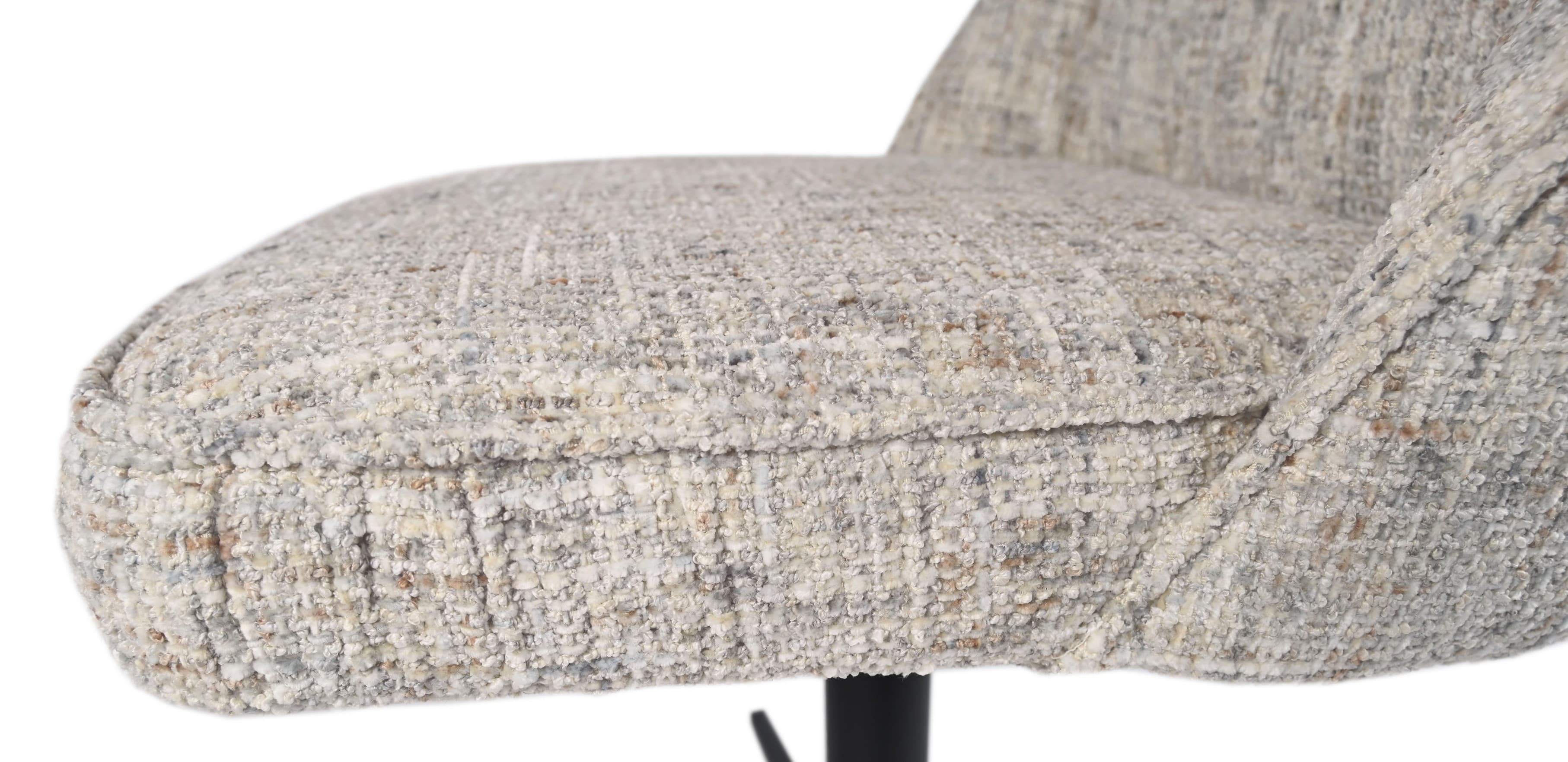 Стілець поворотний R-170 срібний + чорний 9