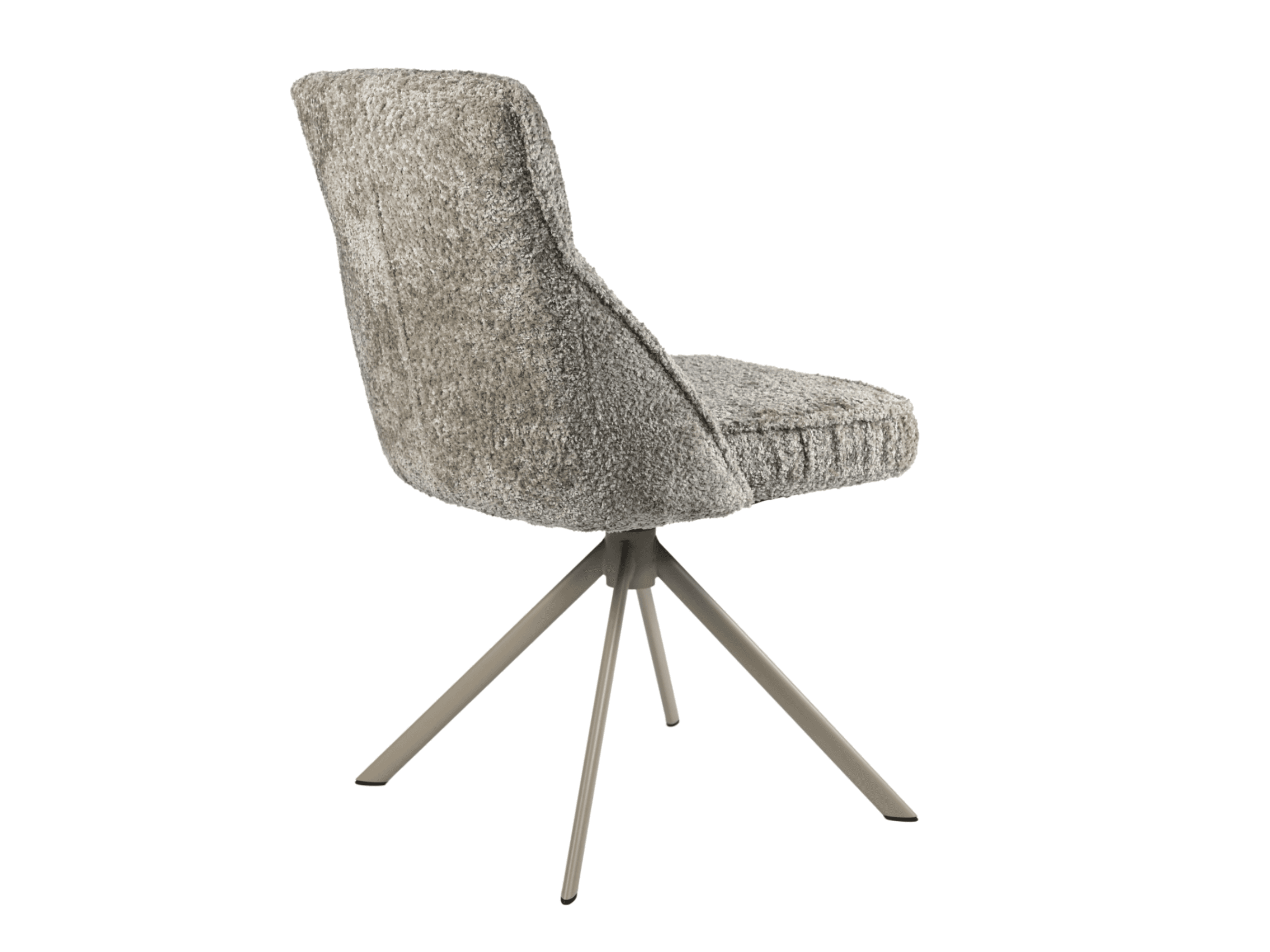 Стілець поворотний R-168 перлинний тауп + капучино 3