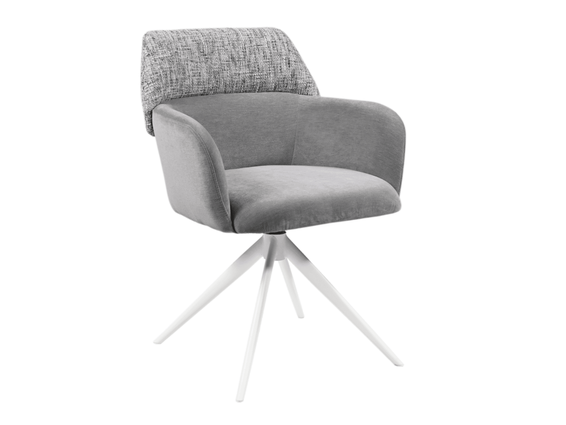 Стілець поворотний R-165 прованс + білий