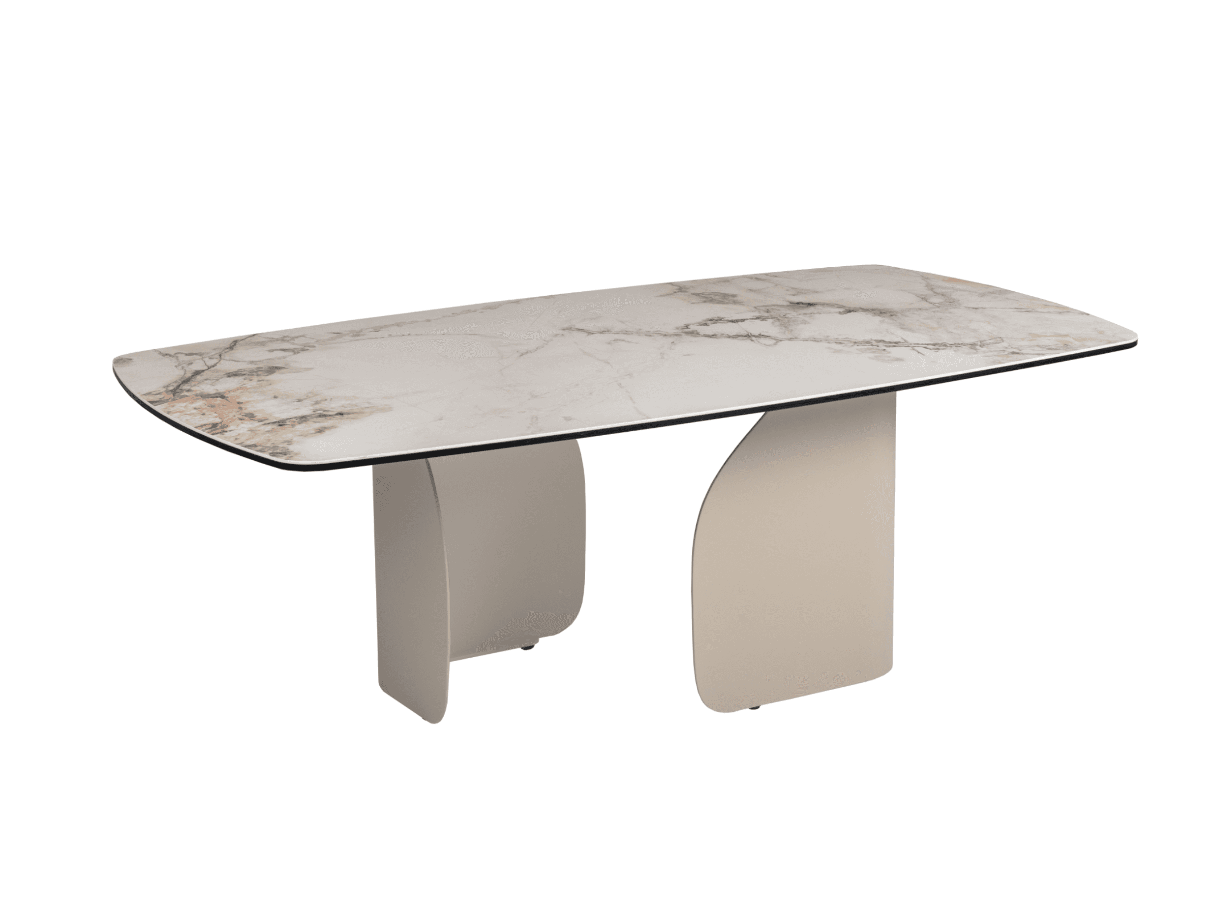 Журнальний стіл "Крістіано" аврора голд + бежевий 8