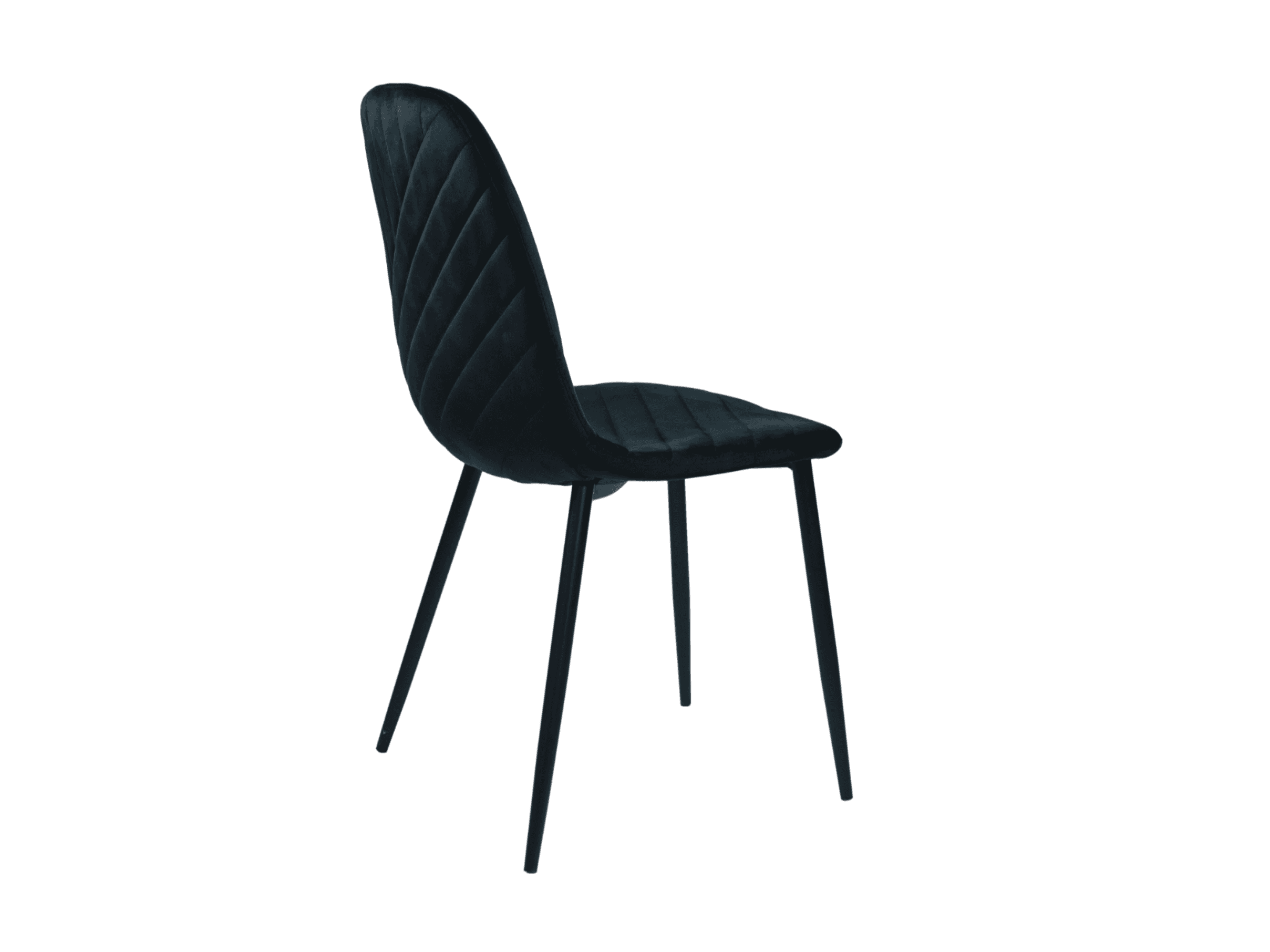 Стілець N-170 чорний велюр + чорний 3