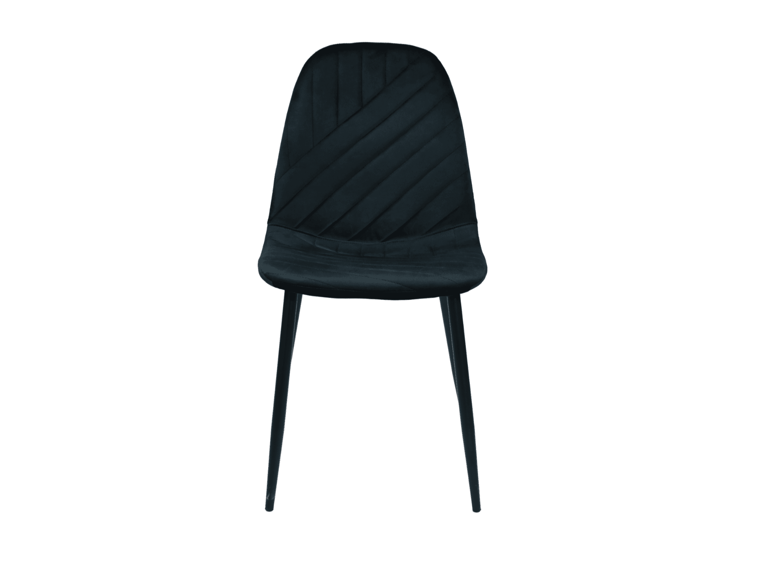 Стілець N-170 чорний велюр + чорний 5